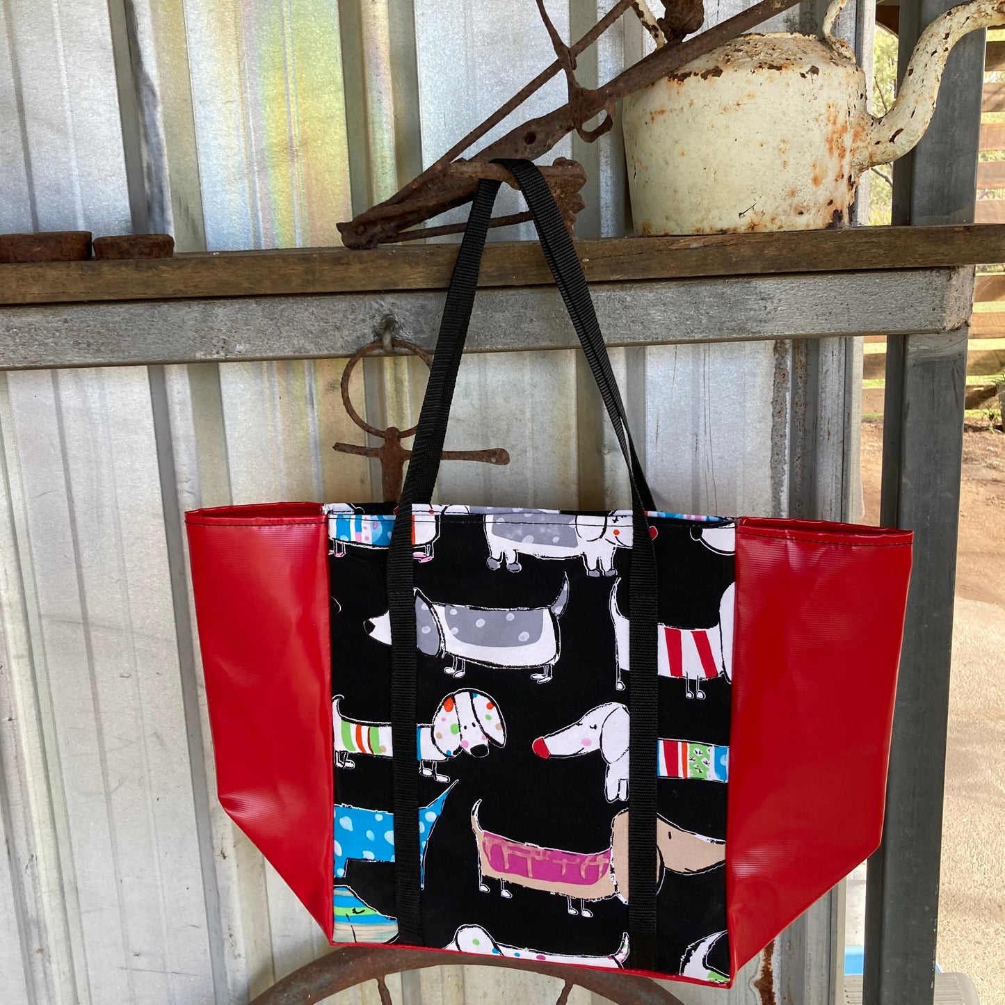 PVC_shopping_bags_resseable_durable_unique_leathercrafts