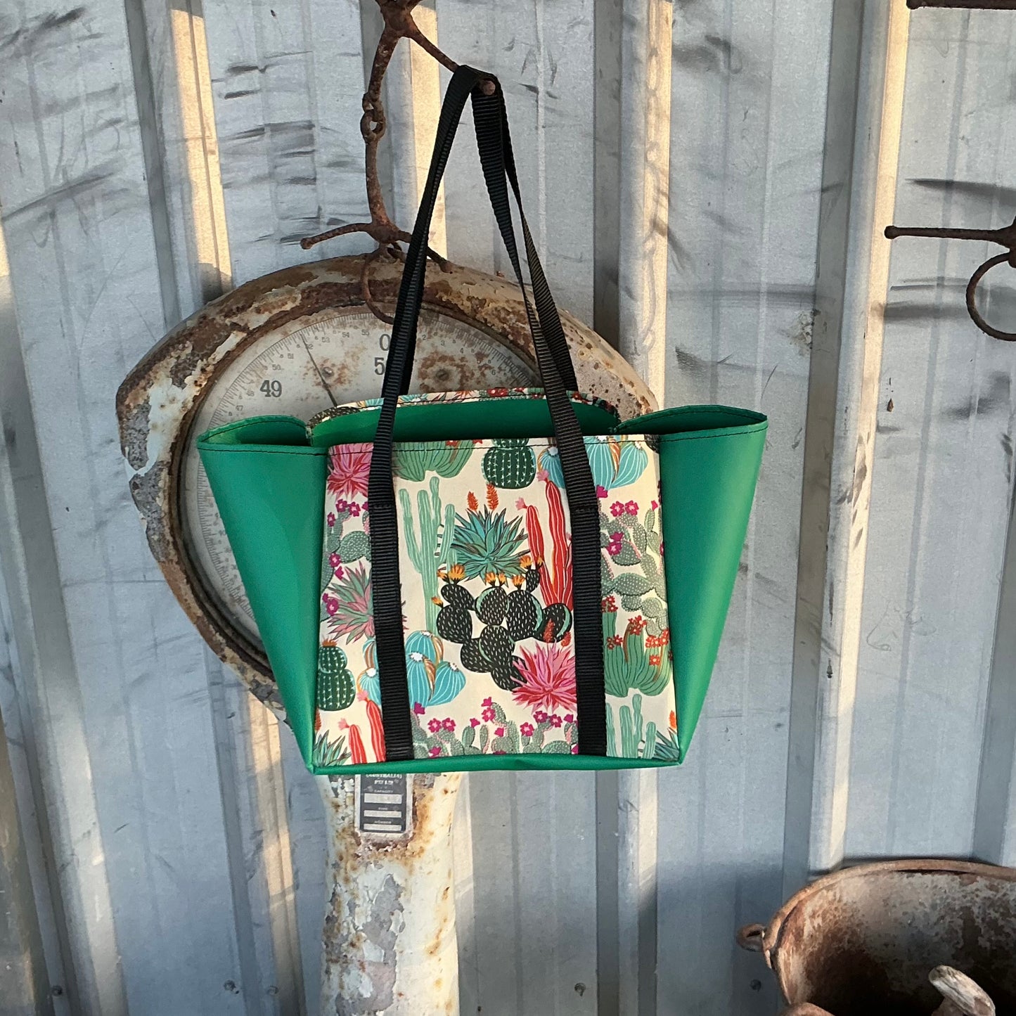 PVC_shopping_bags_resseable_durable_unique_leathercrafts